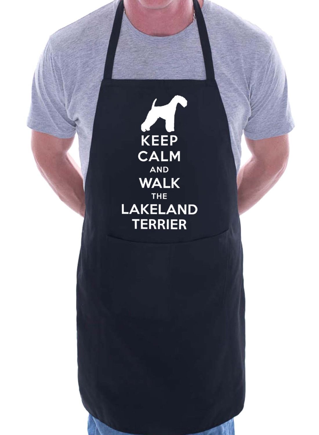 Keep Calm and Walk Lakeland Terrier Dog Funny BBQ Novelty Cooking  Apron