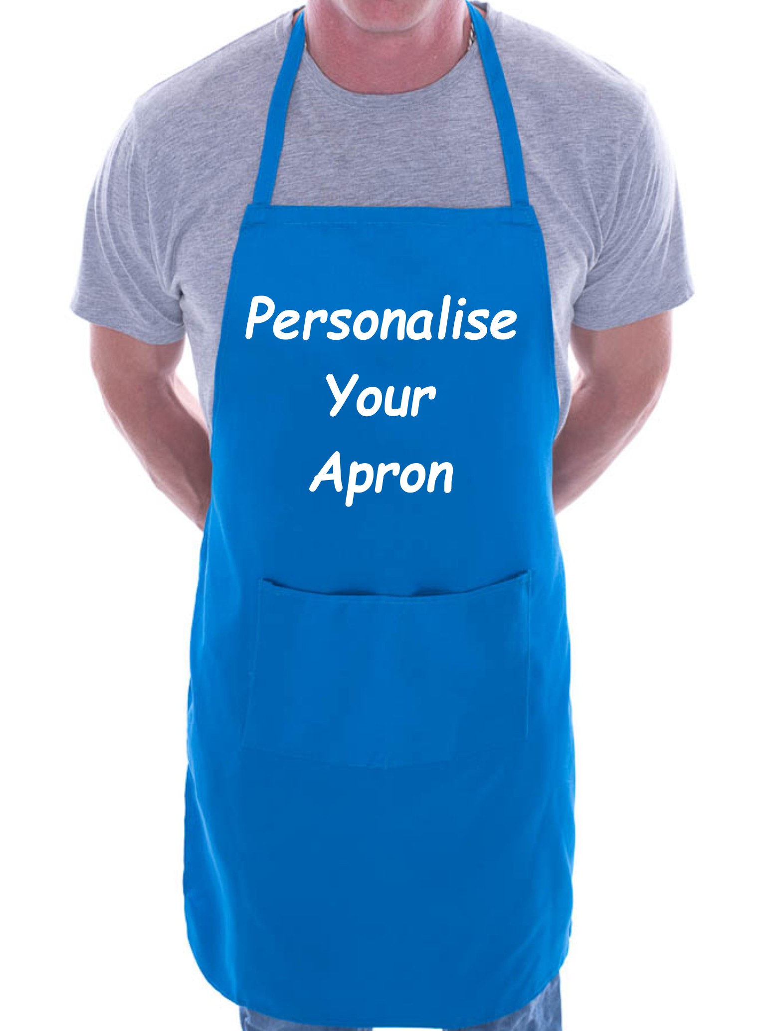 Personaliza tu propio delantal tu texto aquí cualquier palabra aquí cocina barbacoa - Imagen 3 de 8