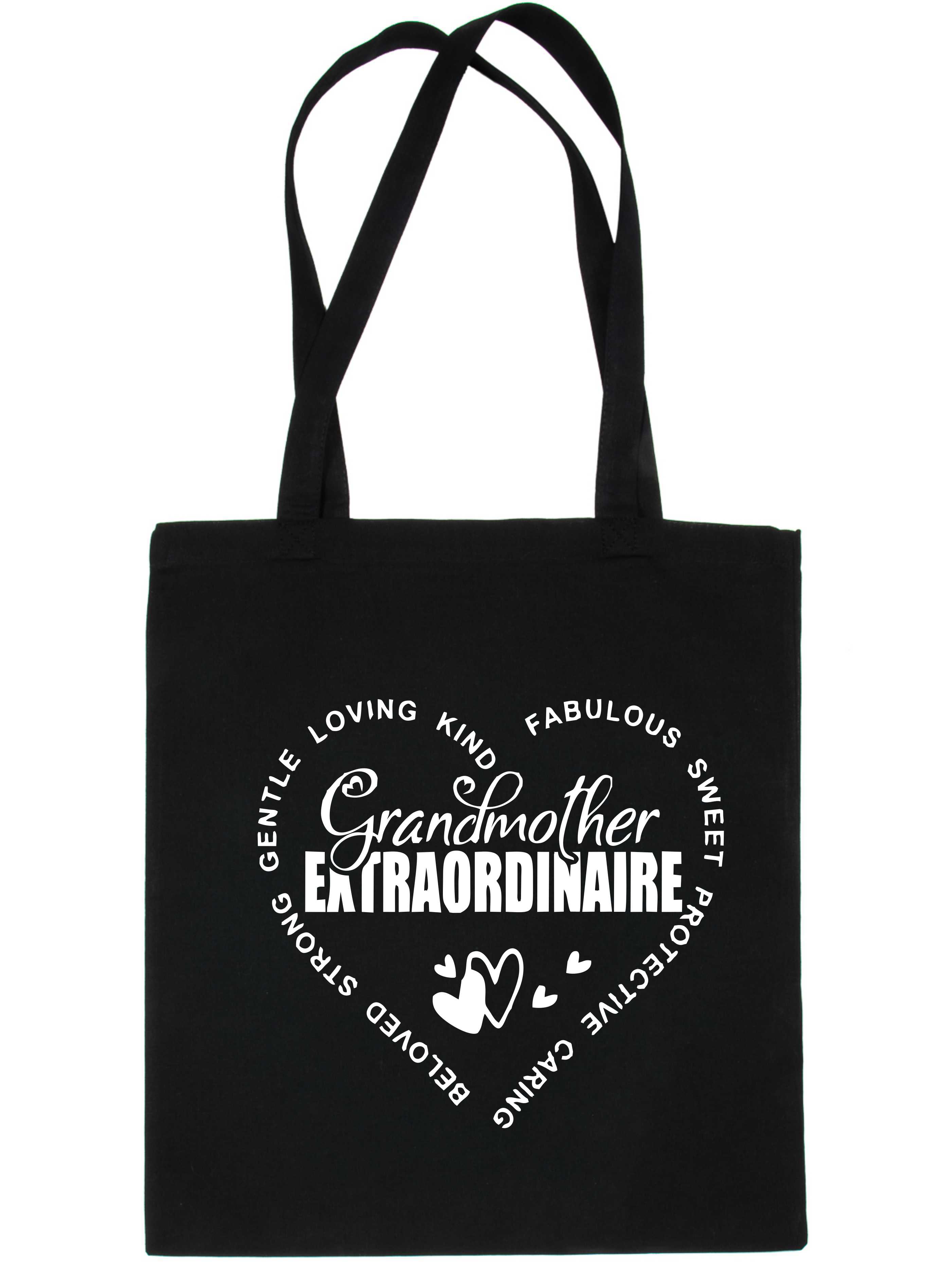 Print4U Grandmother Extraordinaire Tote Birthday Bag Reusable Shopping Bag - Picture 2 of 7