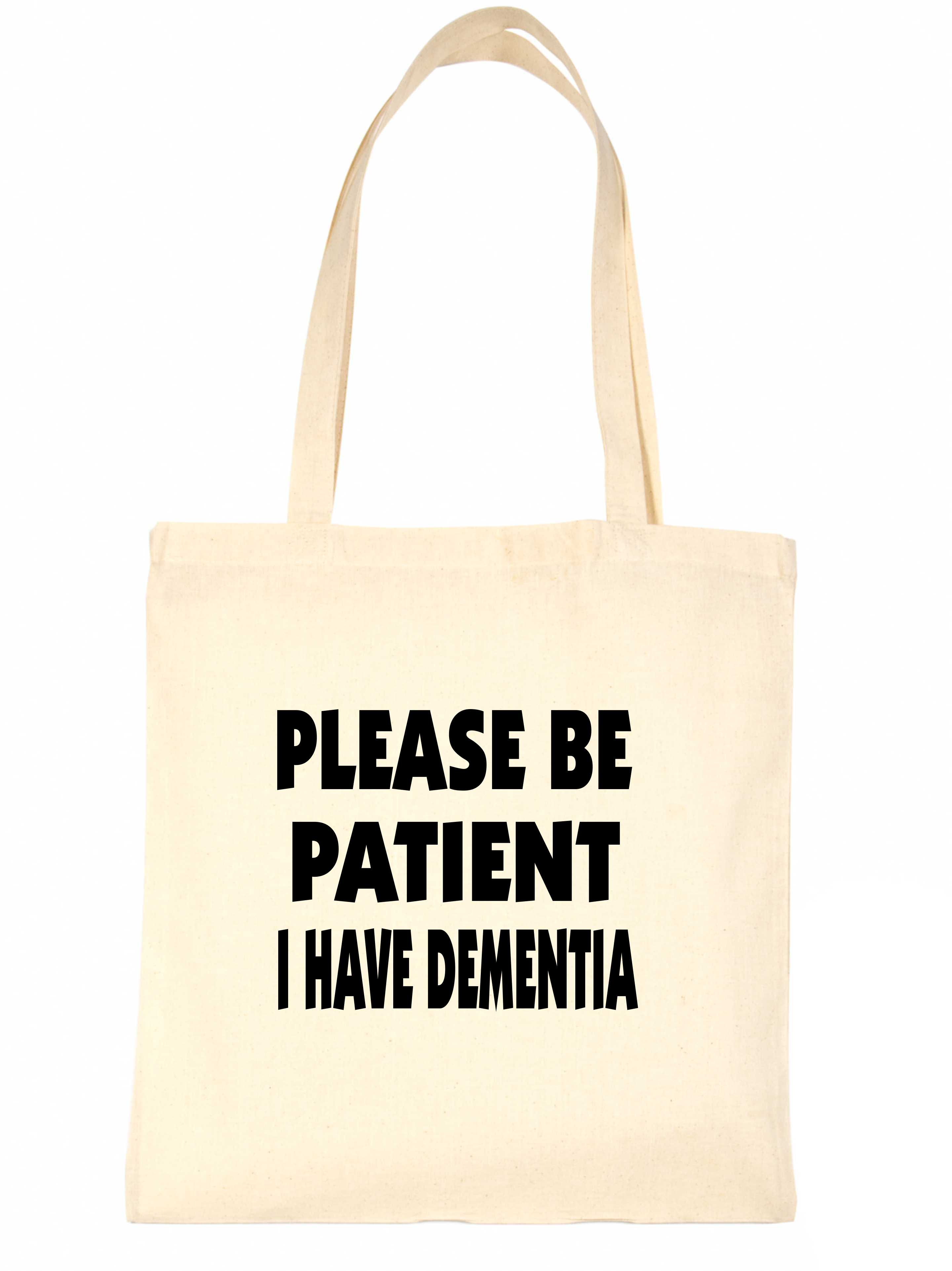 Bolso de Mano Be Patient I Have Dementia Concienciación sobre Salud Mental Damas Compradoras - Imagen 7 de 9