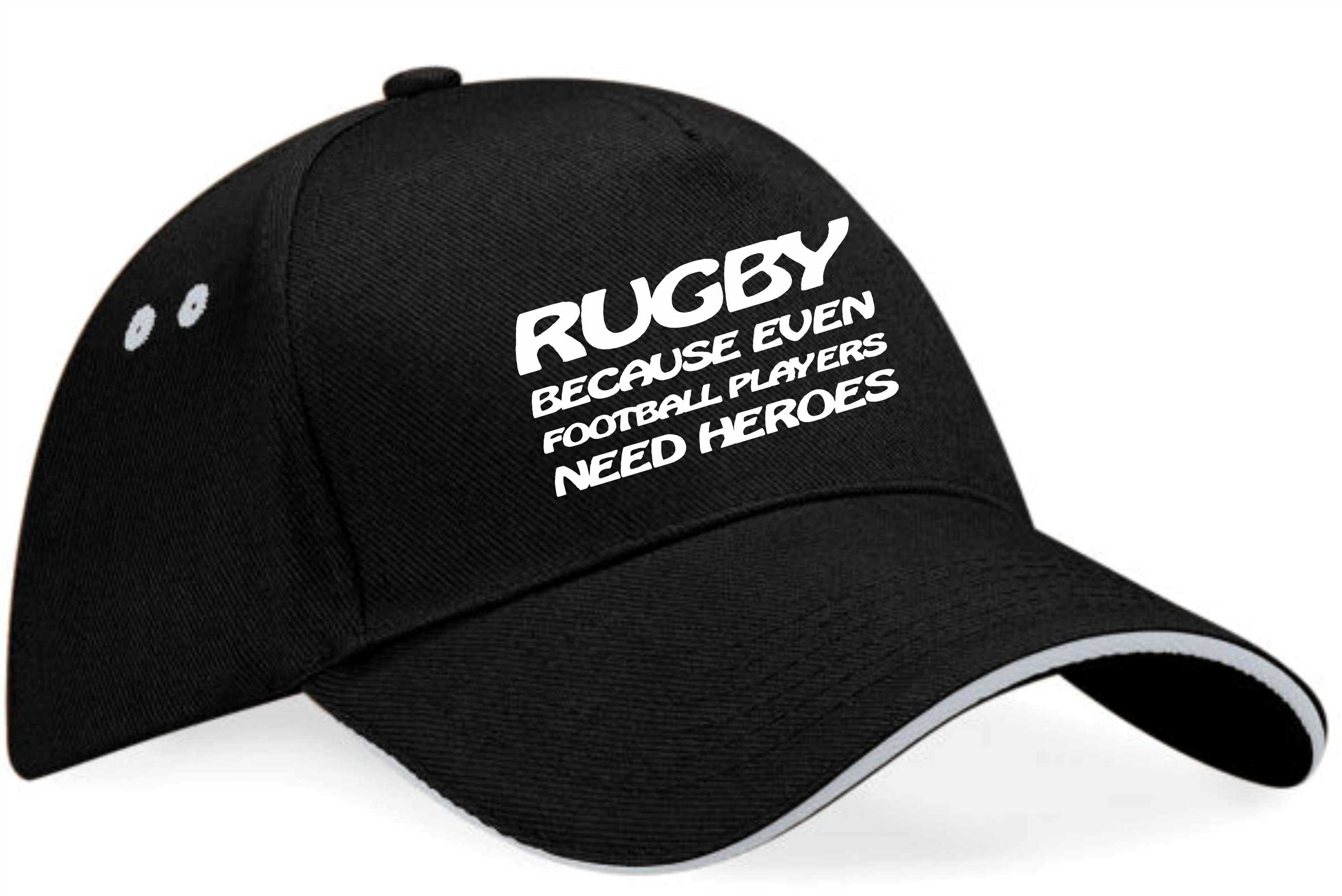 Rugby Footballers Need Hero's Baseball Cap Sport Gift For Men & Ladies - Picture 2 of 9