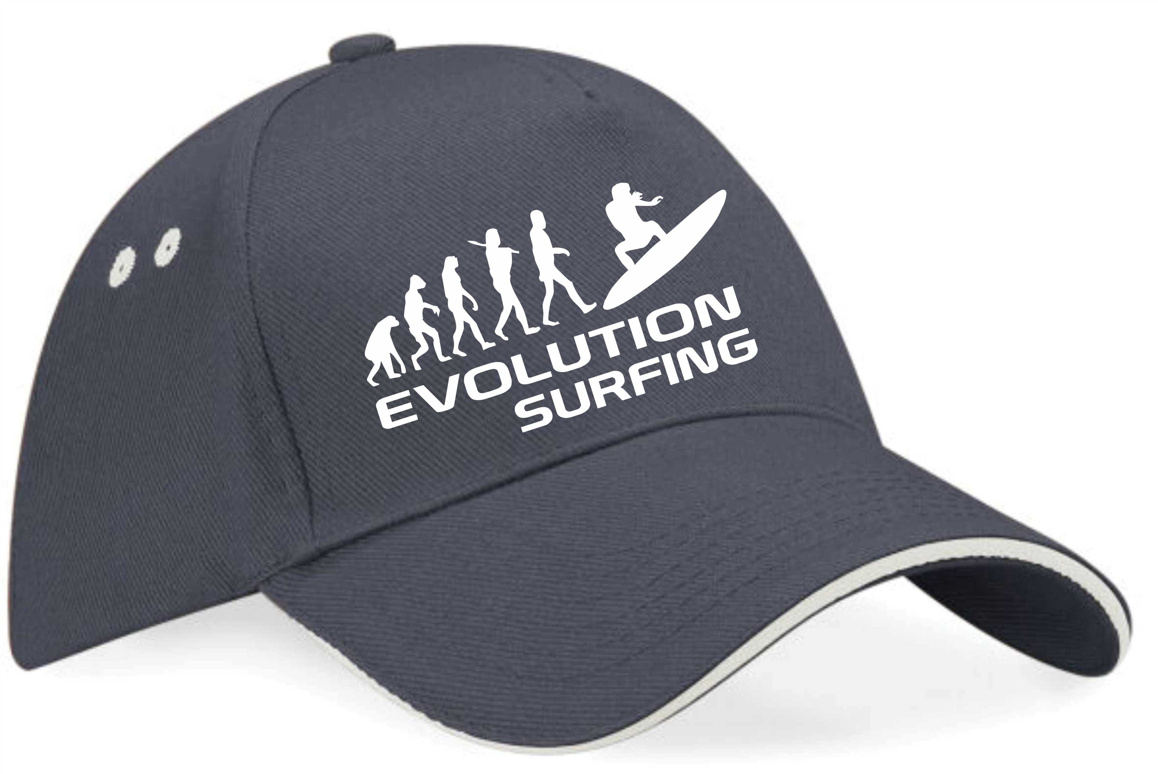 Evolution Of Surfing Baseball Cap Birthday Gift Watersports Men & Ladies - Bild 8 von 9