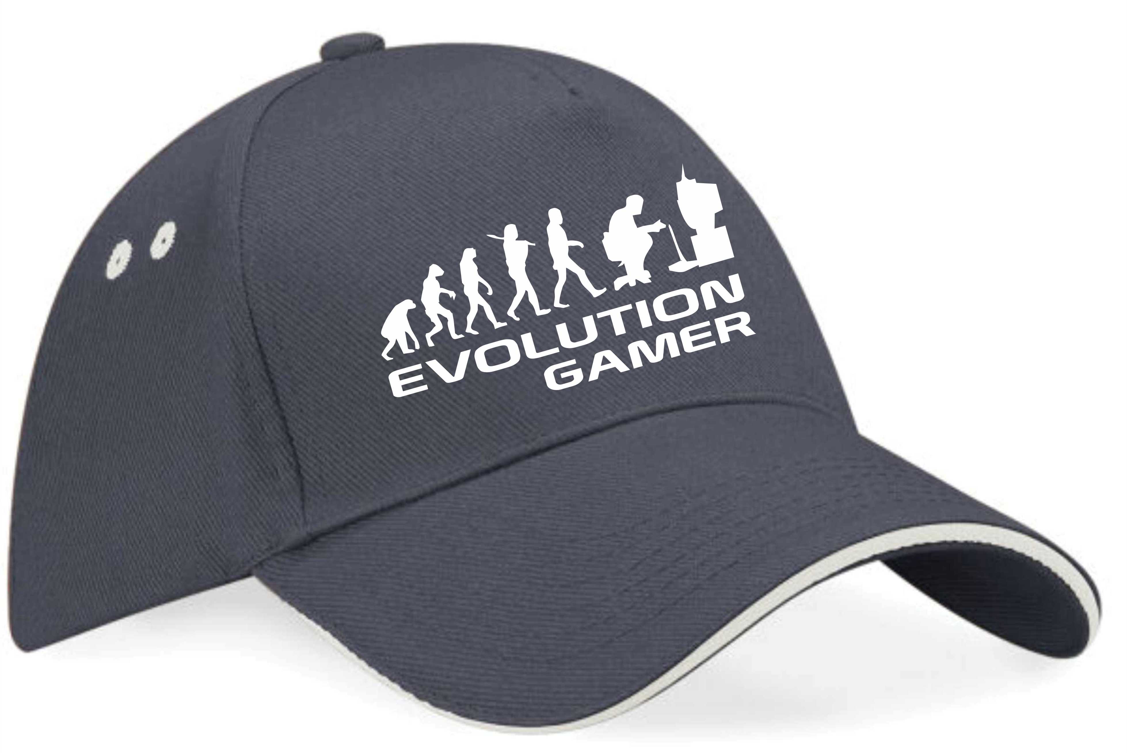 Evolution Of A Gamer Baseballkappe Geburtstagsgeschenk für Männer & Frauen - Bild 8 von 9