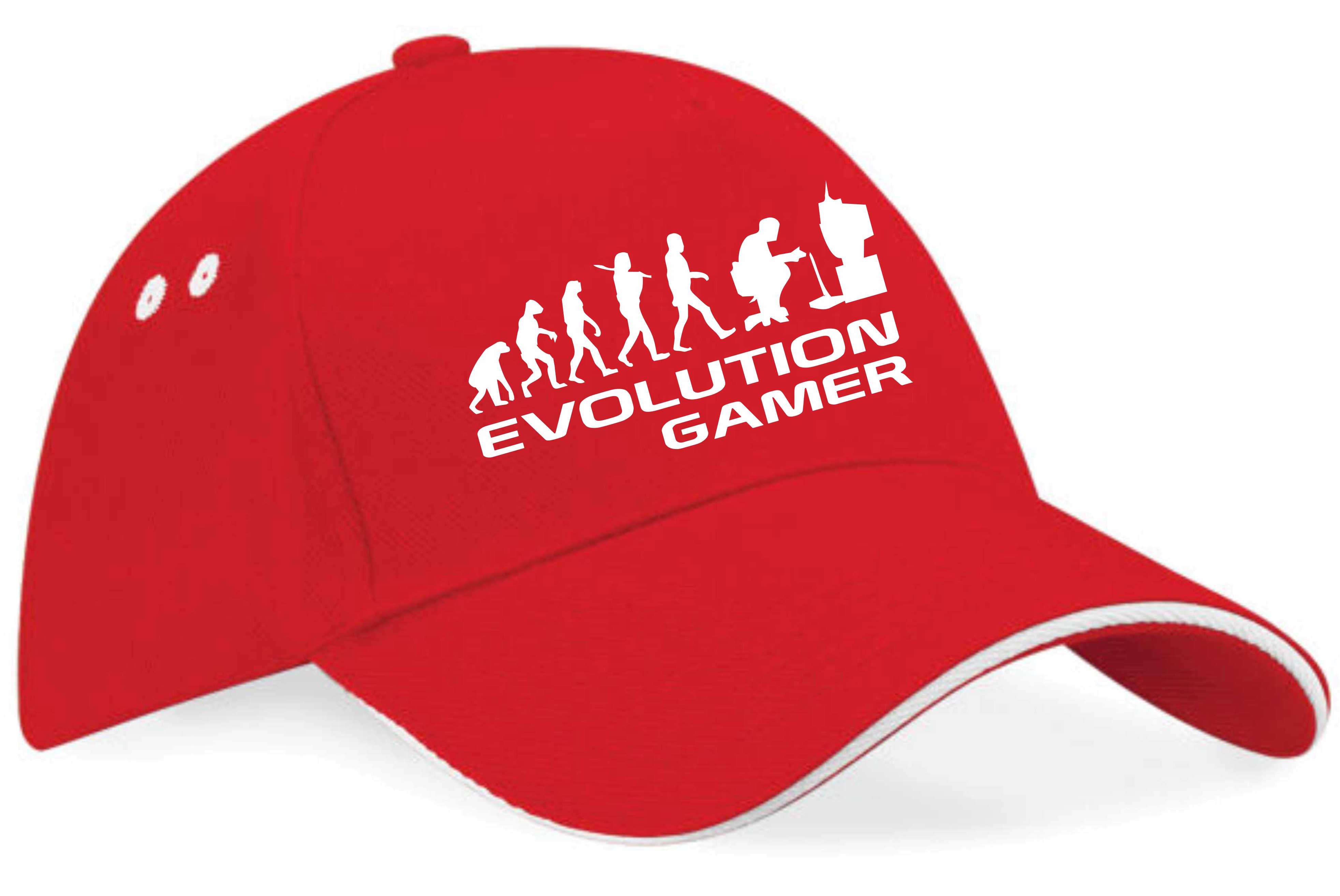 Evolution Of A Gamer Baseballkappe Geburtstagsgeschenk für Männer & Frauen - Bild 9 von 9
