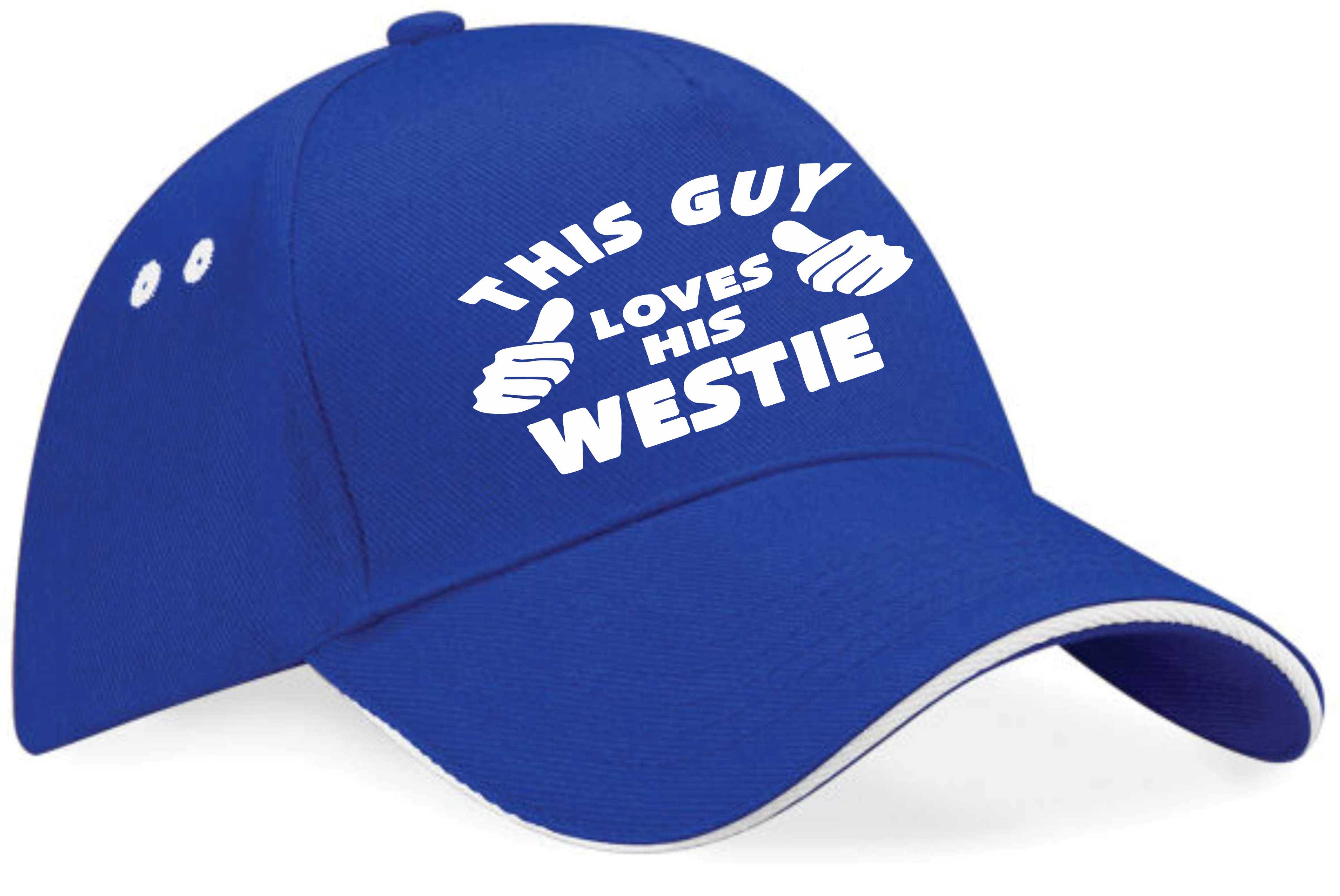 This Guy Loves His Westie Baseball Cap Dog Lover Birthday Gift For Men 