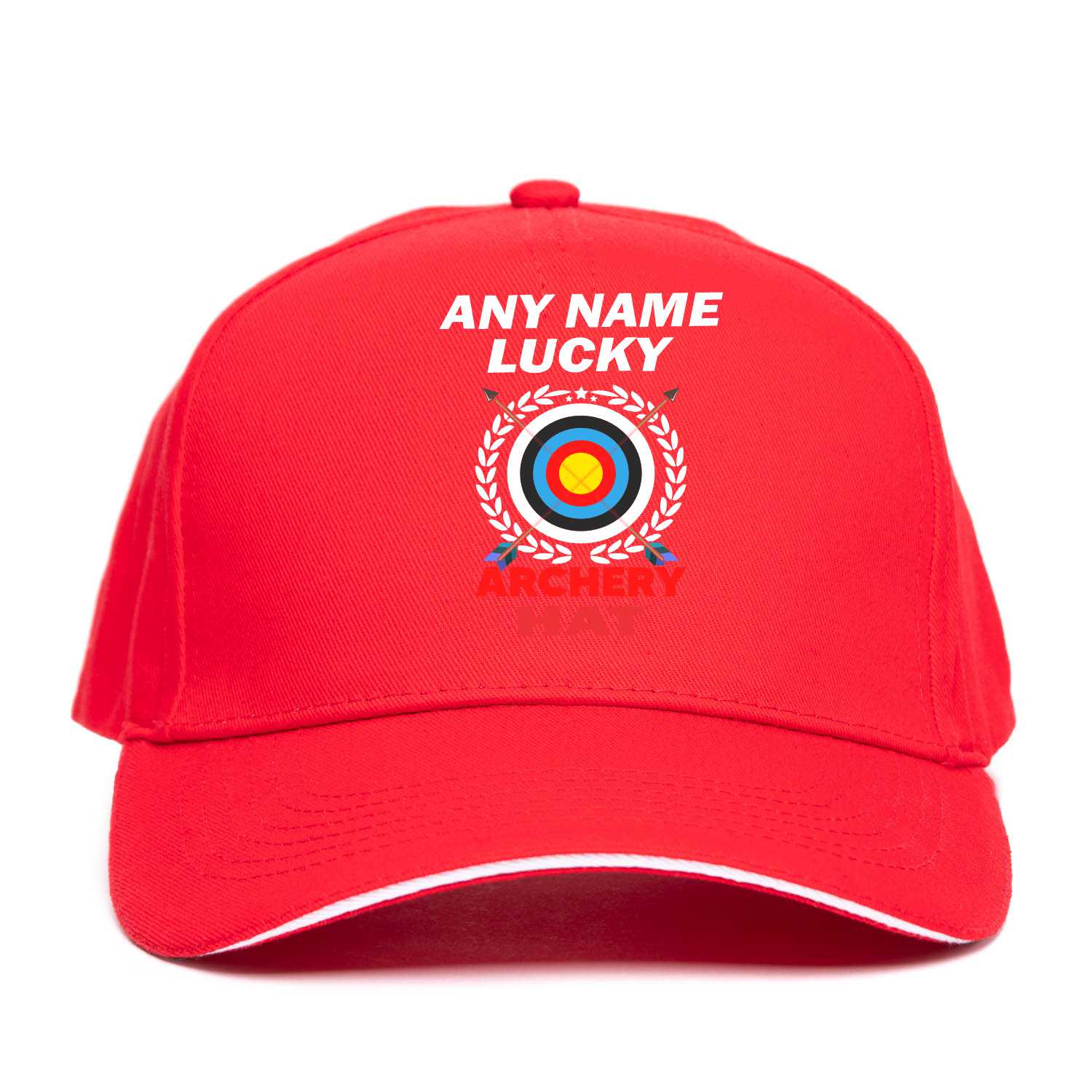 Lucky Archery Baseball Cap Personalise With Any Name Gift For Men & Women - Picture 9 of 9
