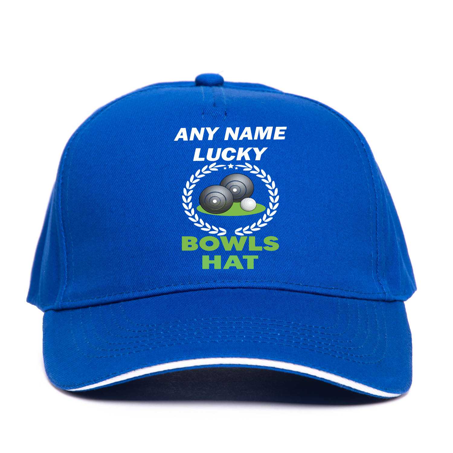 Lucky Bowls Baseball Cap Personalise With Any Name Gift For Men & Women - Picture 7 of 9