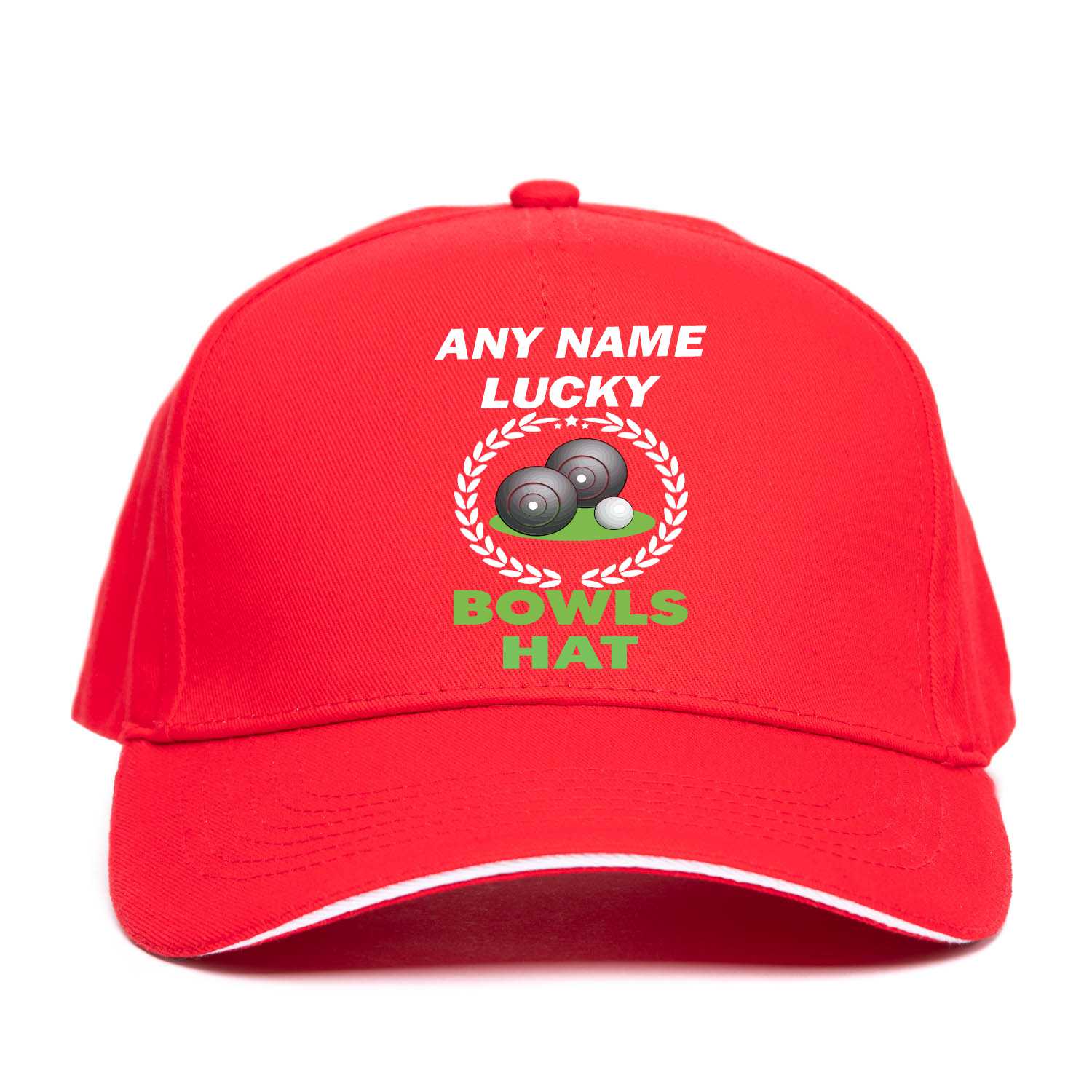 Lucky Bowls Baseball Cap Personalise With Any Name Gift For Men & Women - Picture 9 of 9