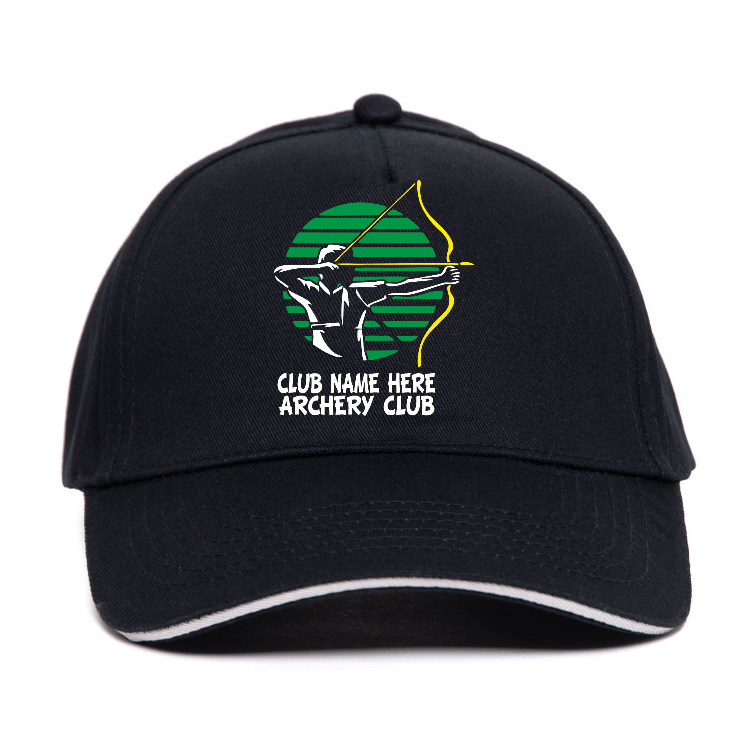 Baseballmütze Bogenschießen personalisieren mit Vereinsnamen Geschenk Unisex Mütze - Bild 2 von 9