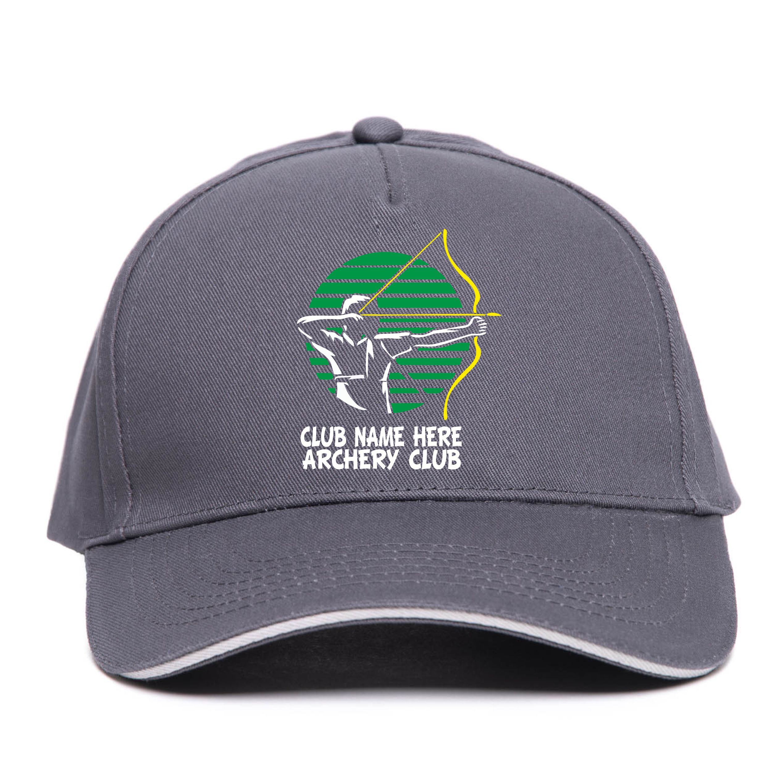 Baseballmütze Bogenschießen personalisieren mit Vereinsnamen Geschenk Unisex Mütze - Bild 8 von 9