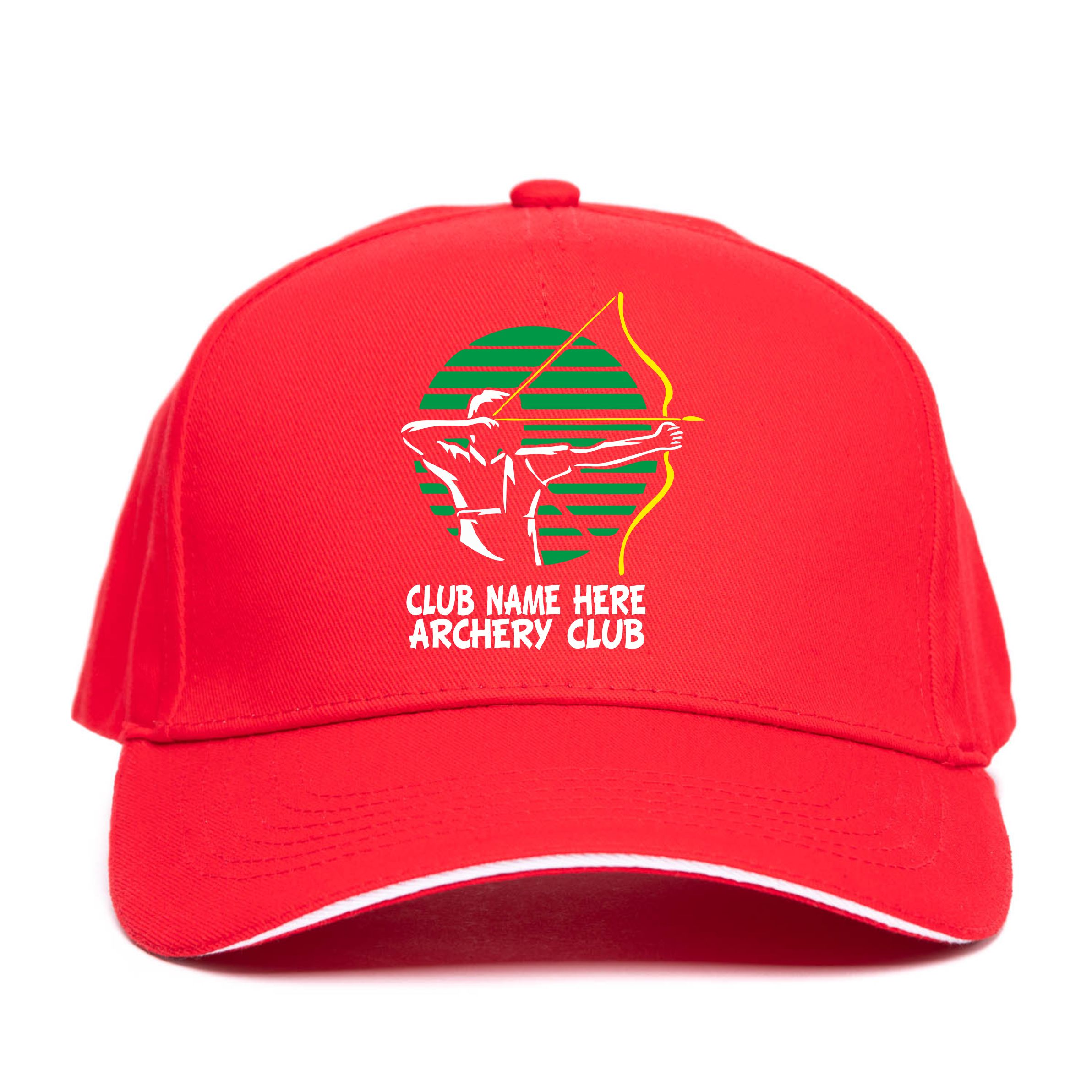 Baseballmütze Bogenschießen personalisieren mit Vereinsnamen Geschenk Unisex Mütze - Bild 9 von 9