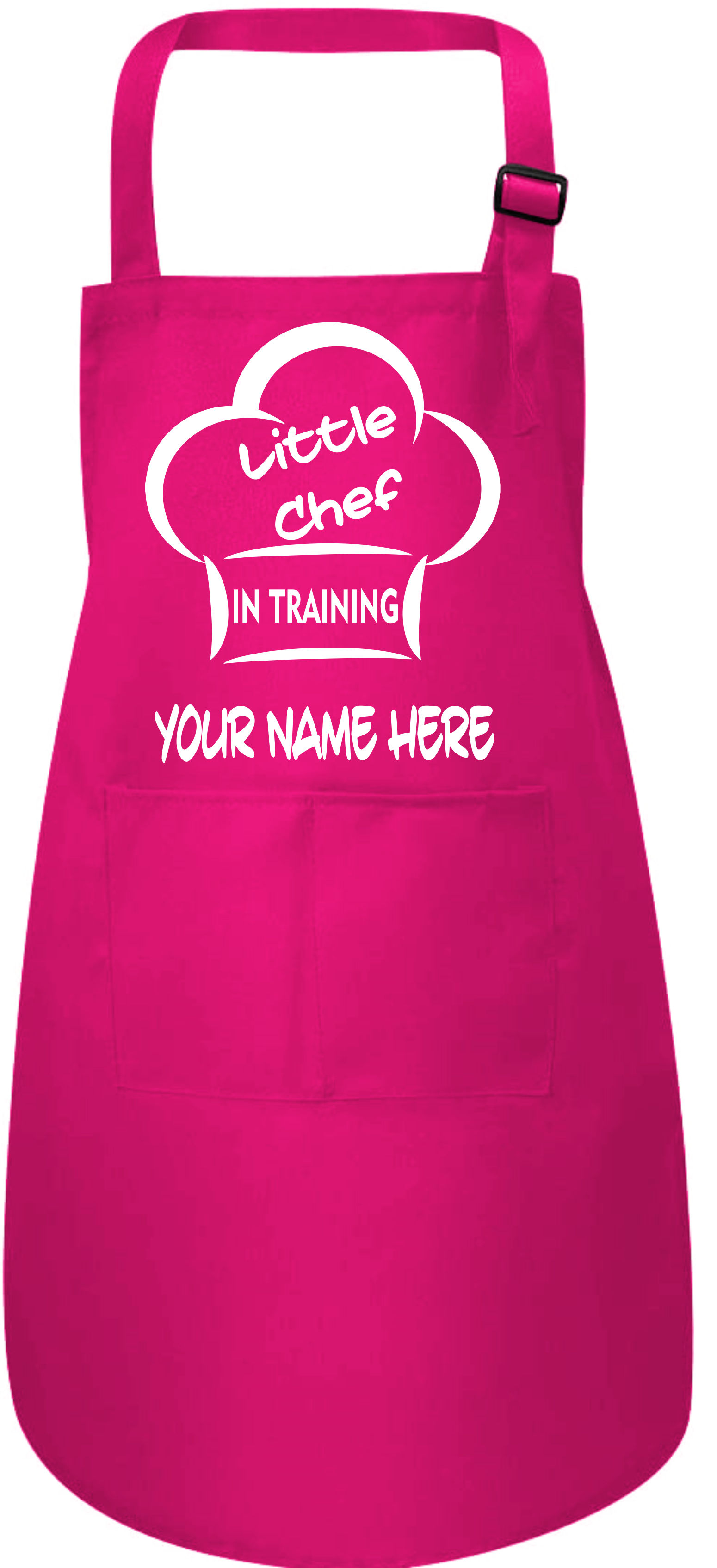 Personalised Kids Apron Little Chef in Training - Picture 3 of 3
