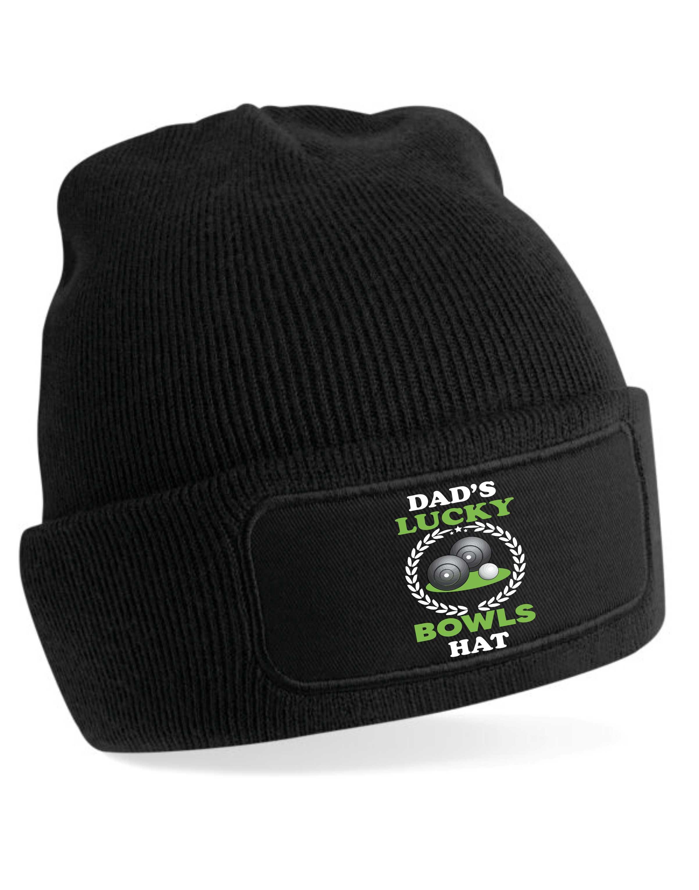 Papas Glücksschalen Beanie Mütze Geschenk Vatertag Krone grün Bowling Geburtstag - Bild 2 von 9