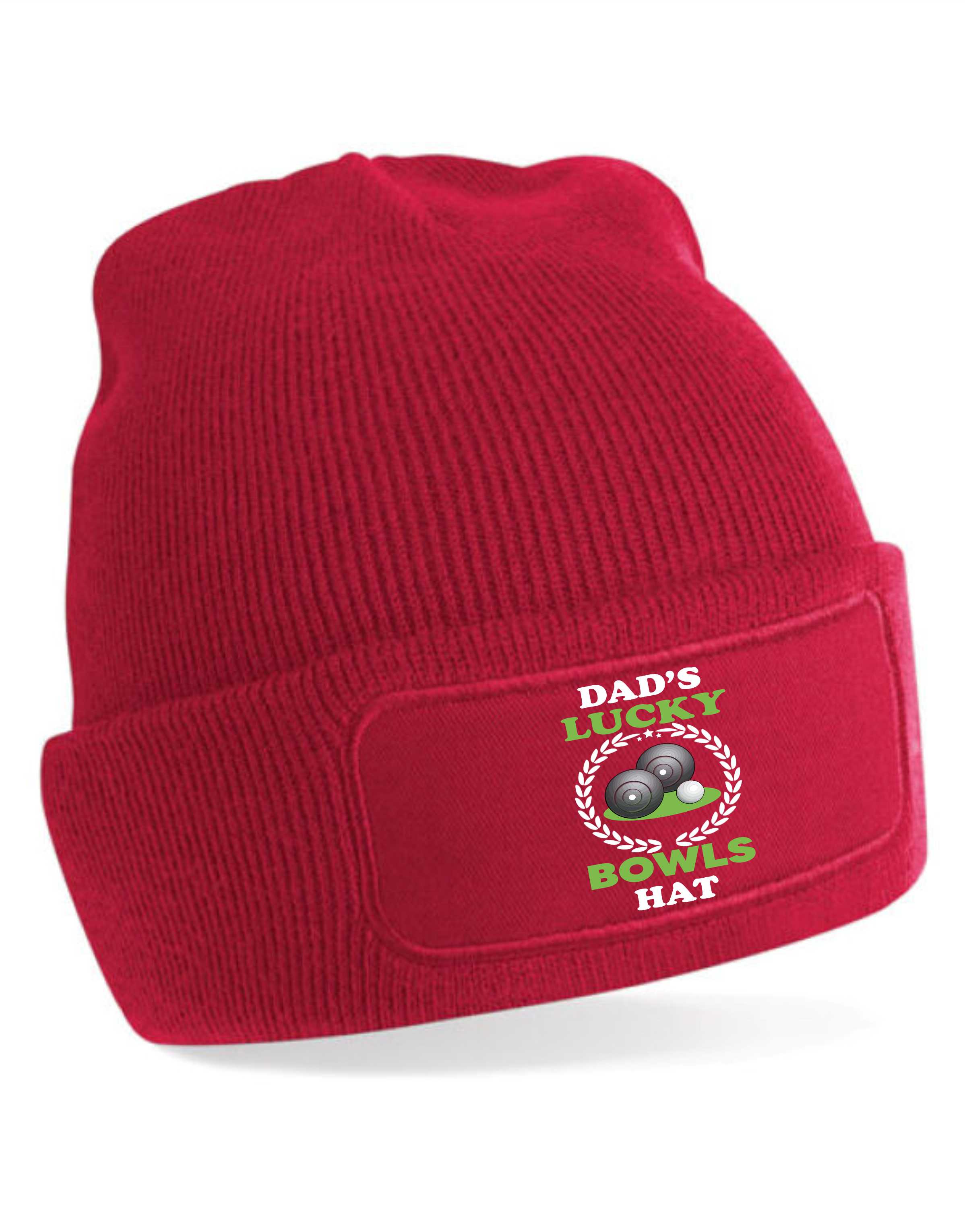 Papas Glücksschalen Beanie Mütze Geschenk Vatertag Krone grün Bowling Geburtstag - Bild 9 von 9
