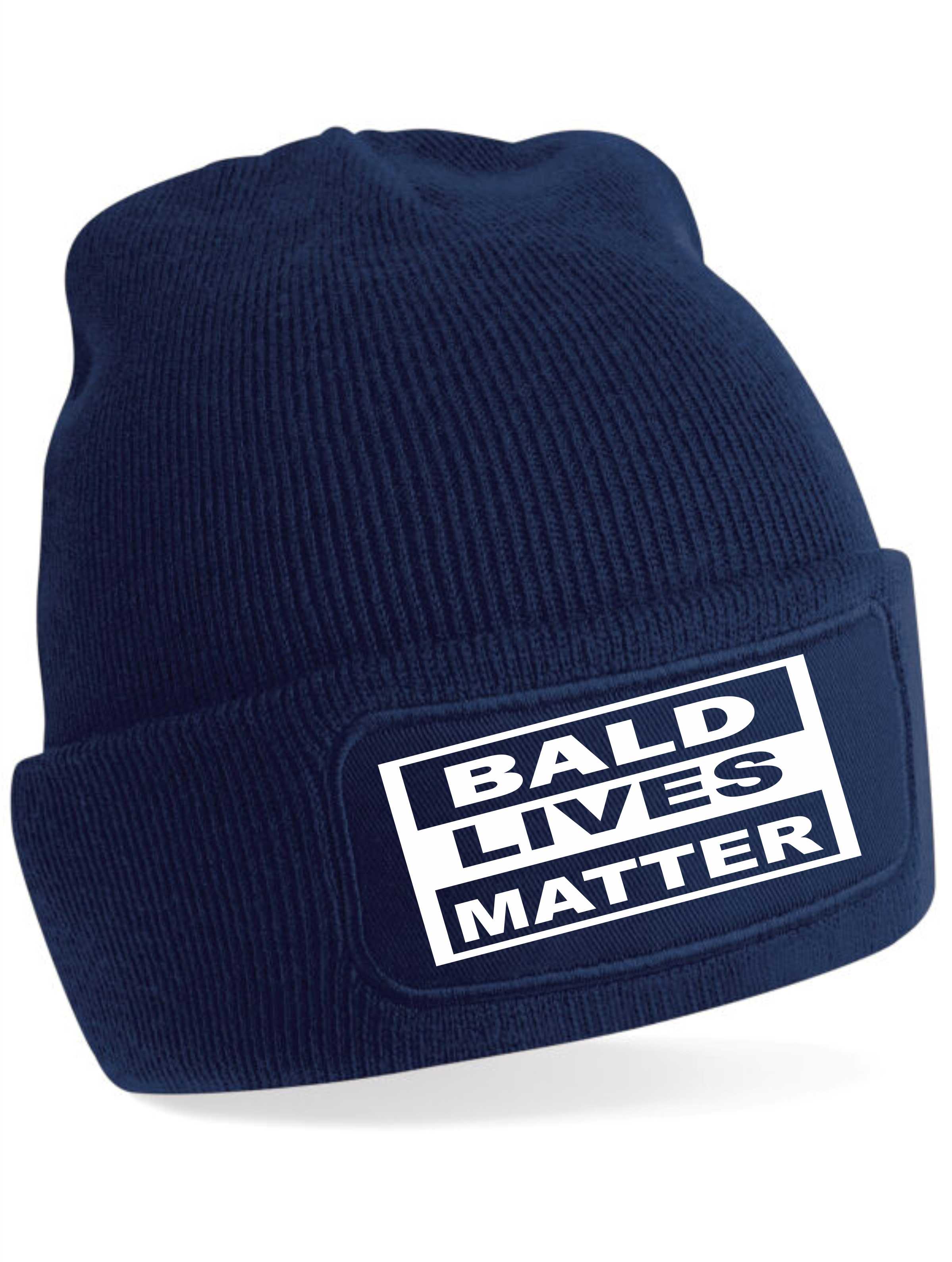 Gorro gorro Bald Lives Matter divertido regalo de cumpleaños para hombre día del padre - Imagen 3 de 7
