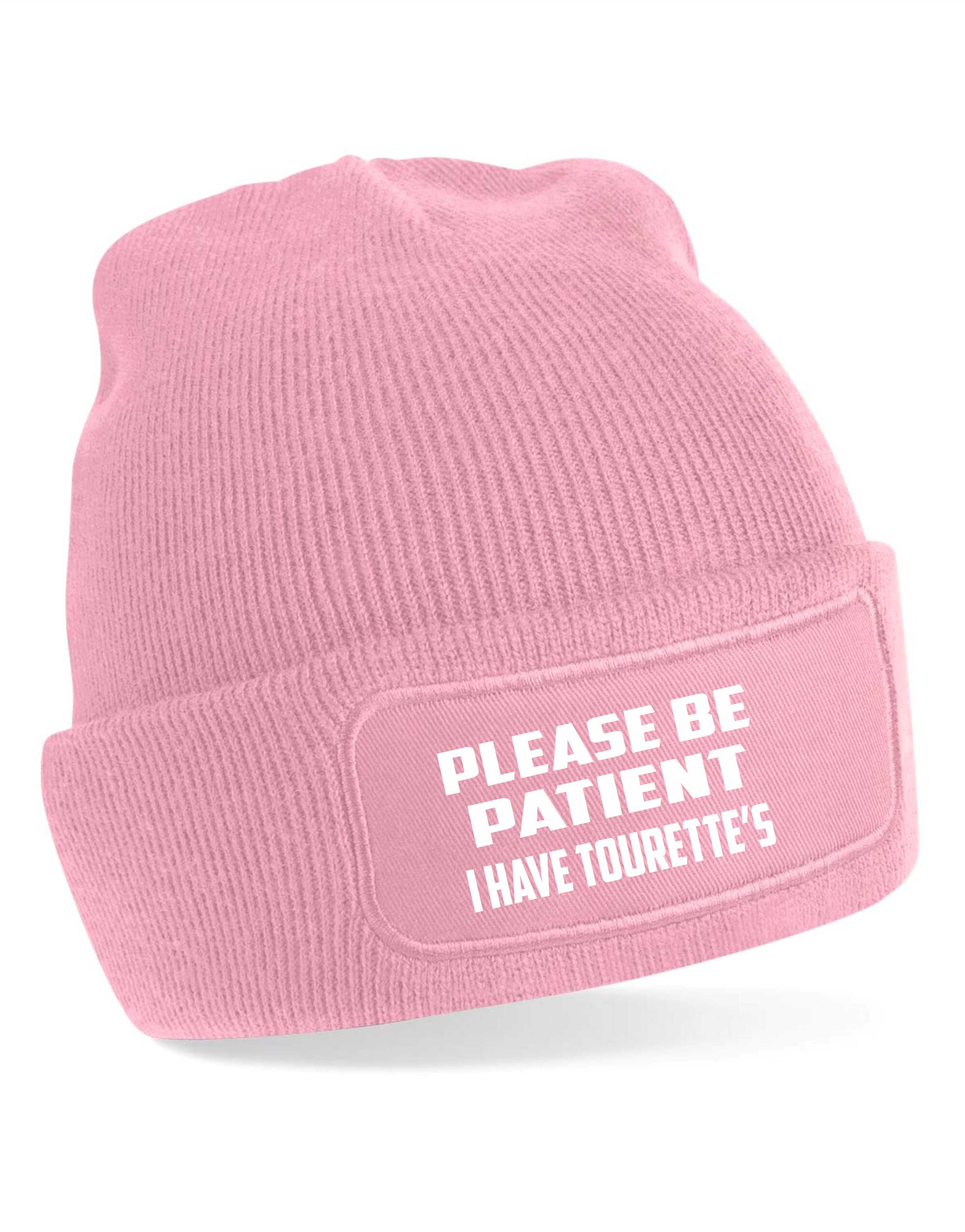 Be Patient I Have Tourettes Beanie Hat Mental Health Awareness Men & Ladies - Picture 8 of 11