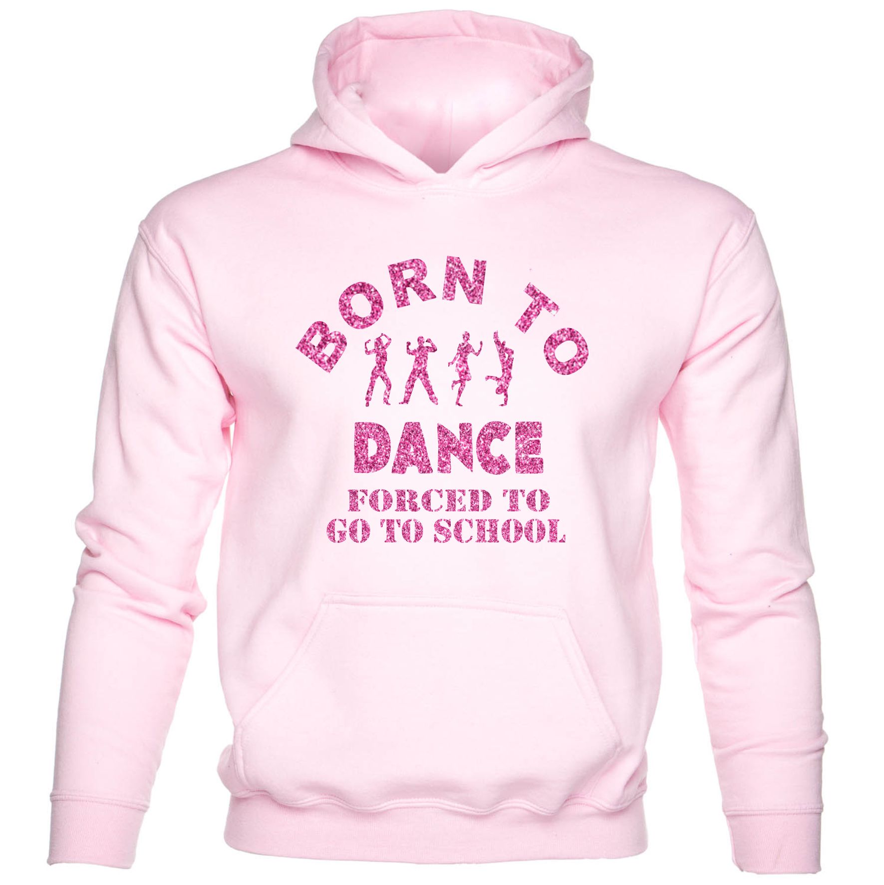 Born To Dance Forced To Go To School Funny Girls Kids Hoodie - Picture 5 of 7
