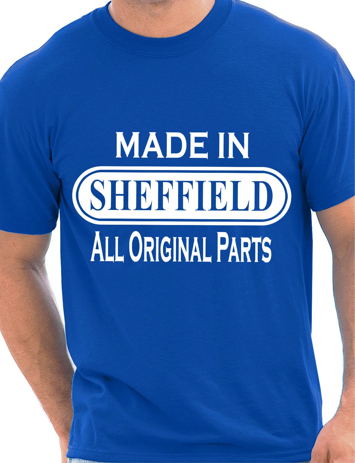 Camiseta Made In Sheffield From Sheffield Regalo para Hombre Talla S-XXL - Imagen 3 de 7