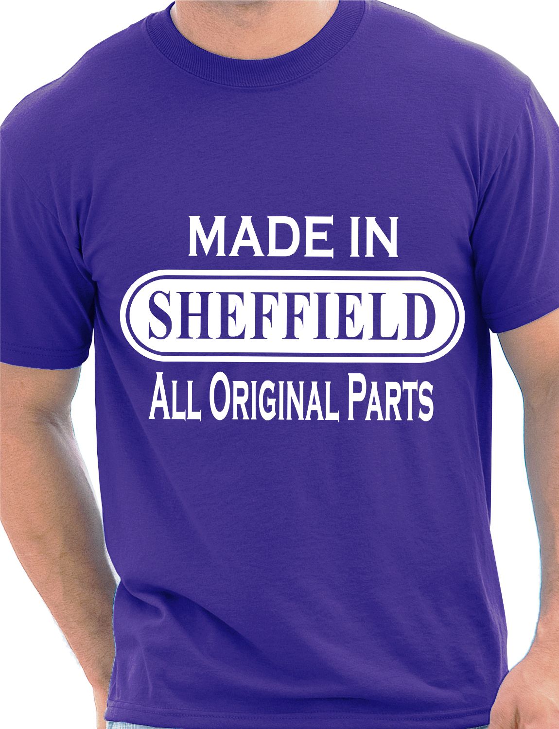 Camiseta Made In Sheffield From Sheffield Regalo para Hombre Talla S-XXL - Imagen 6 de 7
