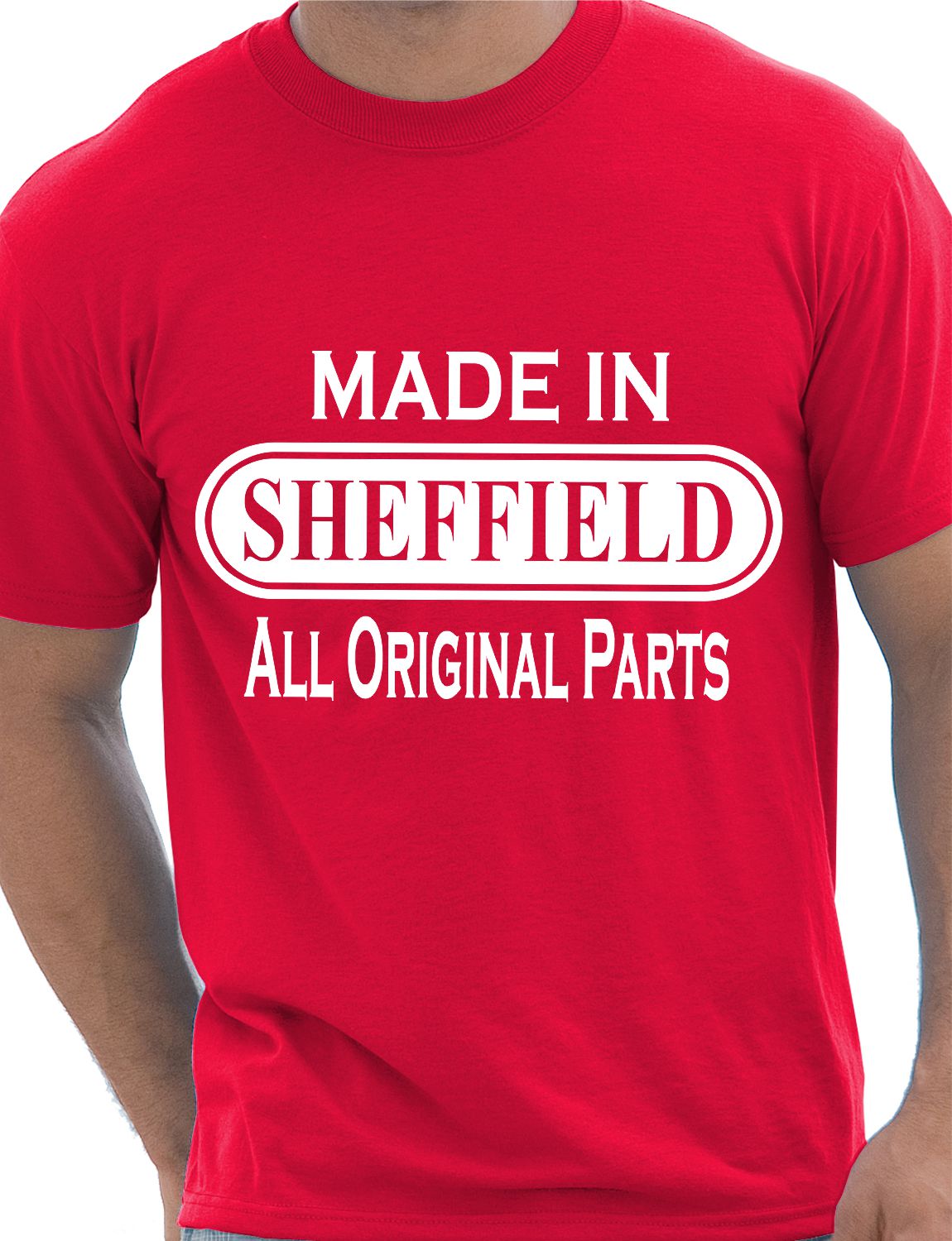 Camiseta Made In Sheffield From Sheffield Regalo para Hombre Talla S-XXL - Imagen 7 de 7