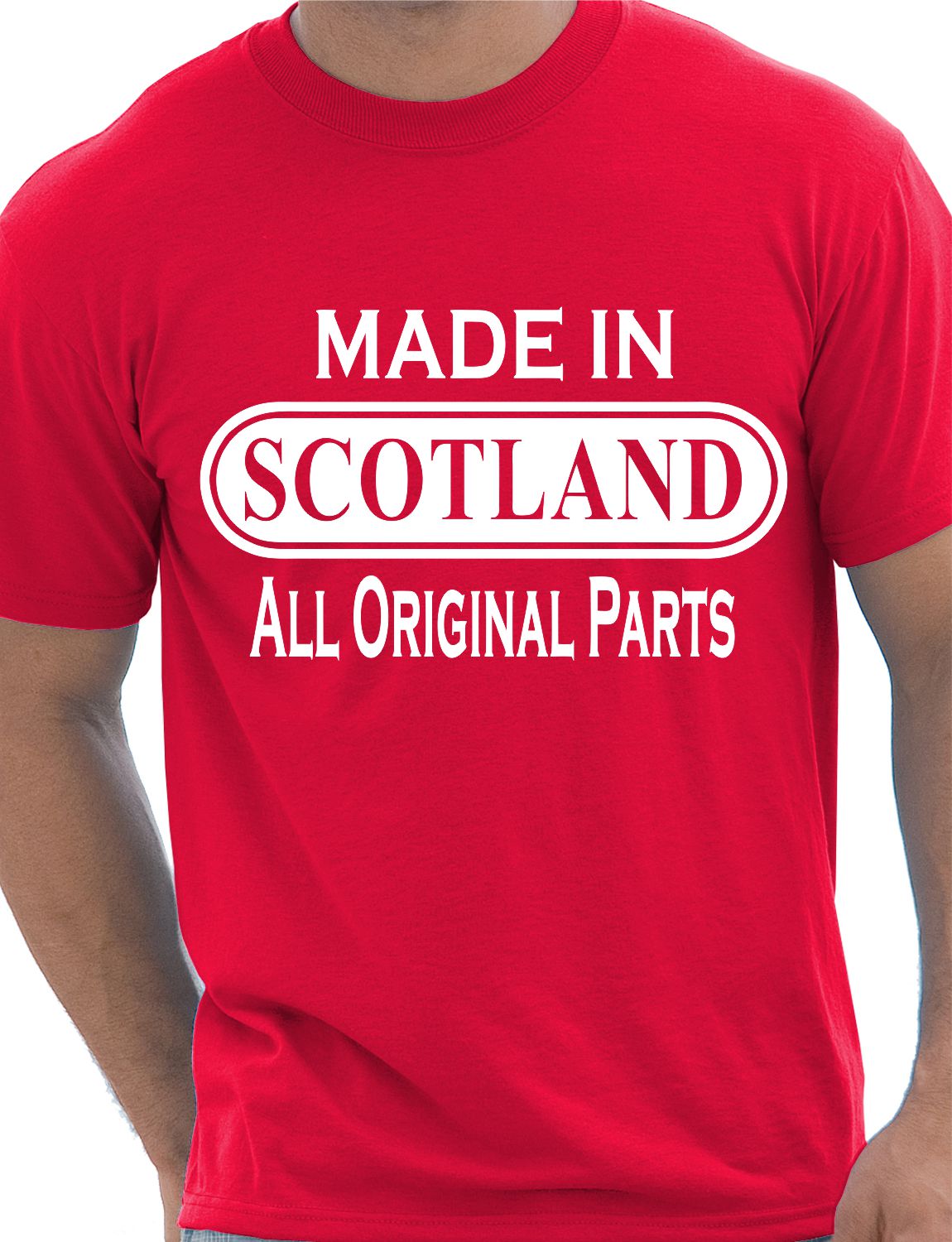 Made In Scotland Proud To Be Scottish Gift Mens T-Shirt Size S-XXL