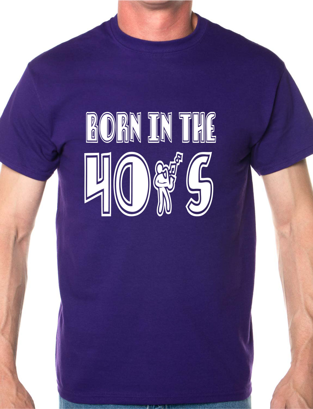 Born In The 40&rsquo;s Forties Birthday Funny Mens T Shirt Size S-XXL