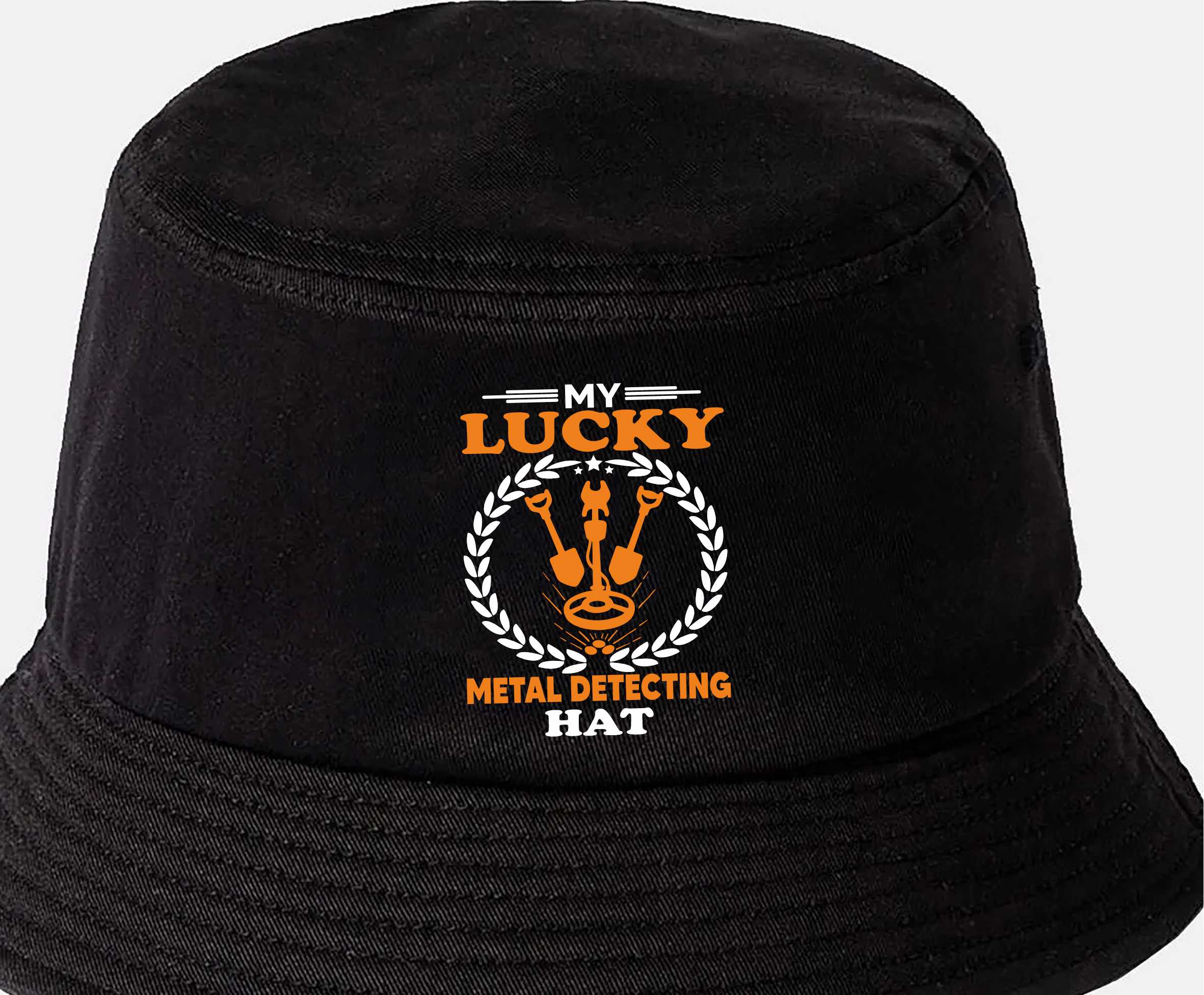 My Lucky Metal Detecting Bucket Hat Gift Father's Day Birthday - Picture 3 of 7