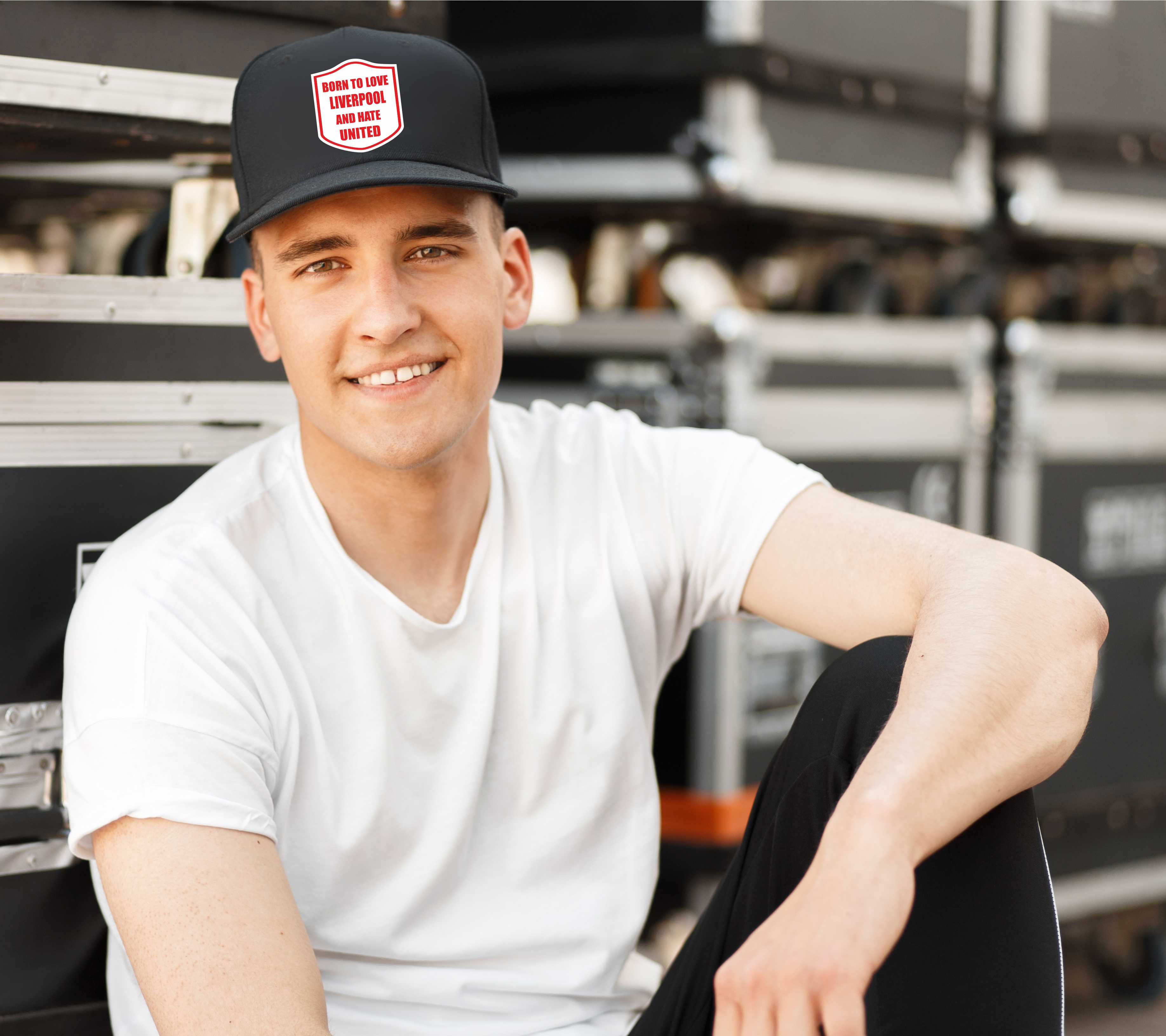 Love Liverpool Hate United Baseball Cap Football Fan Birthday Gift  - Picture 5 of 9