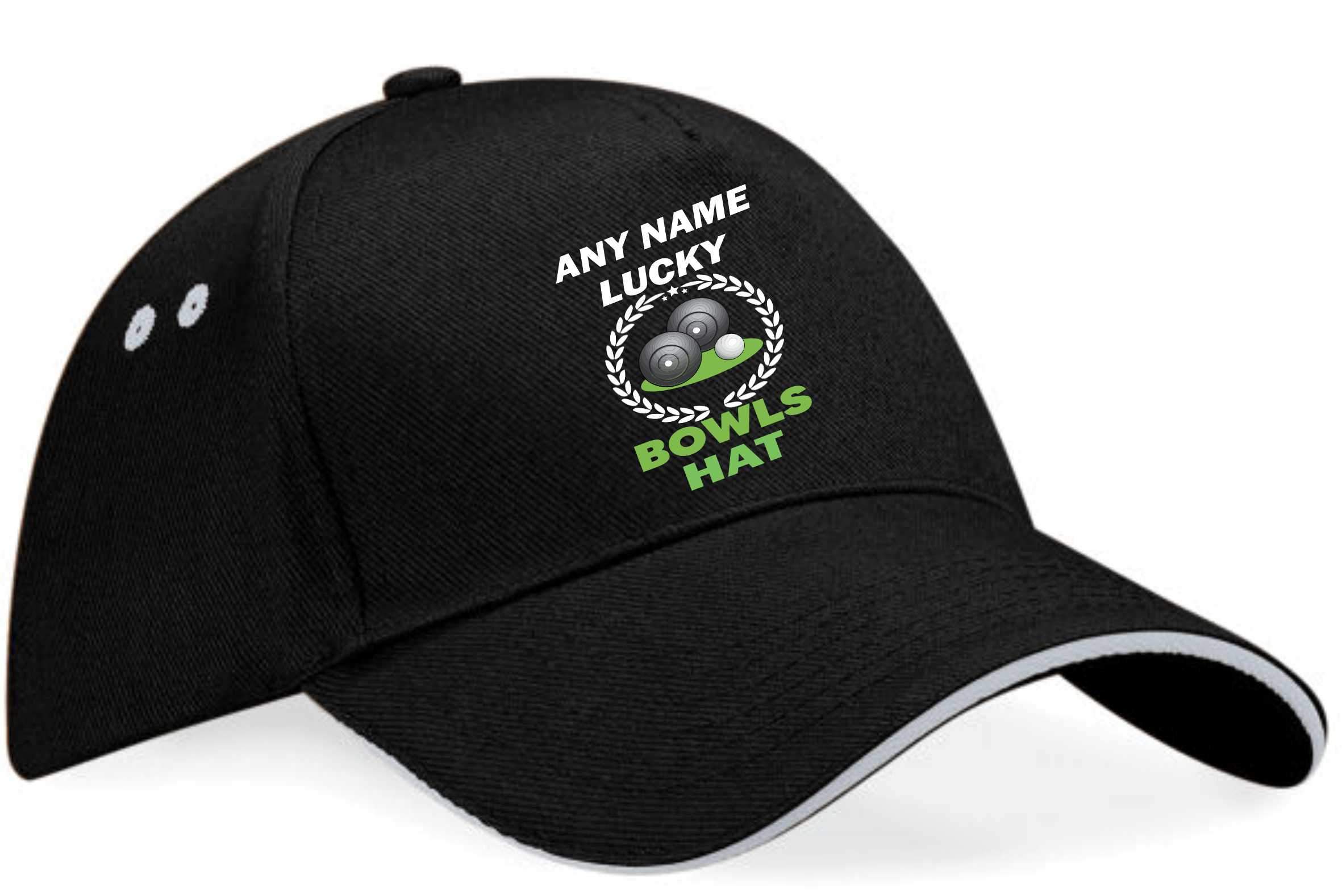 Lucky Bowls Baseball Cap Personalise With Any Name Gift For Men & Women - Picture 6 of 9