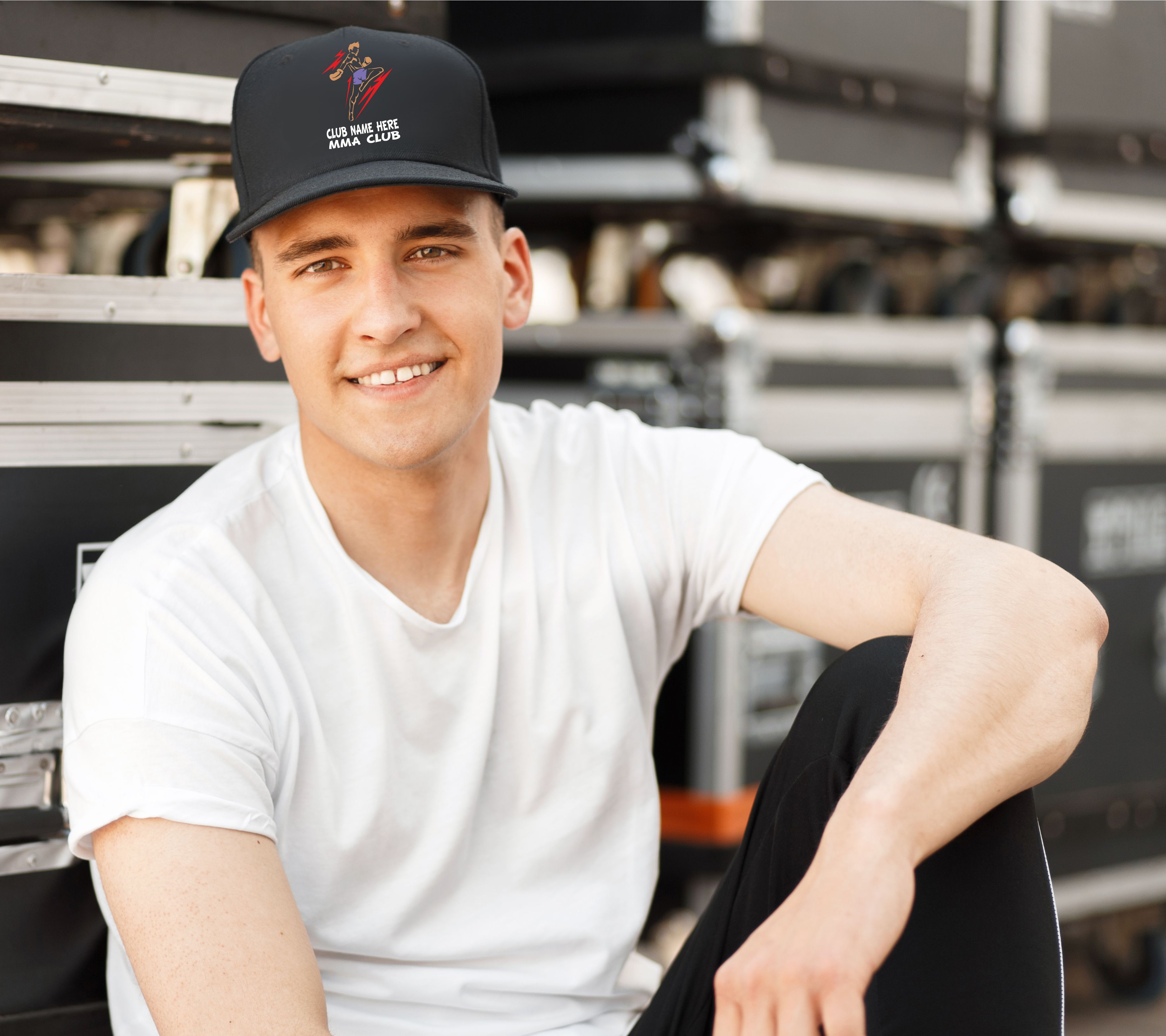 Baseballmütze MMA Kampfsport personalisieren mit Vereinsnamen Geschenk Unisex Mütze - Bild 5 von 9