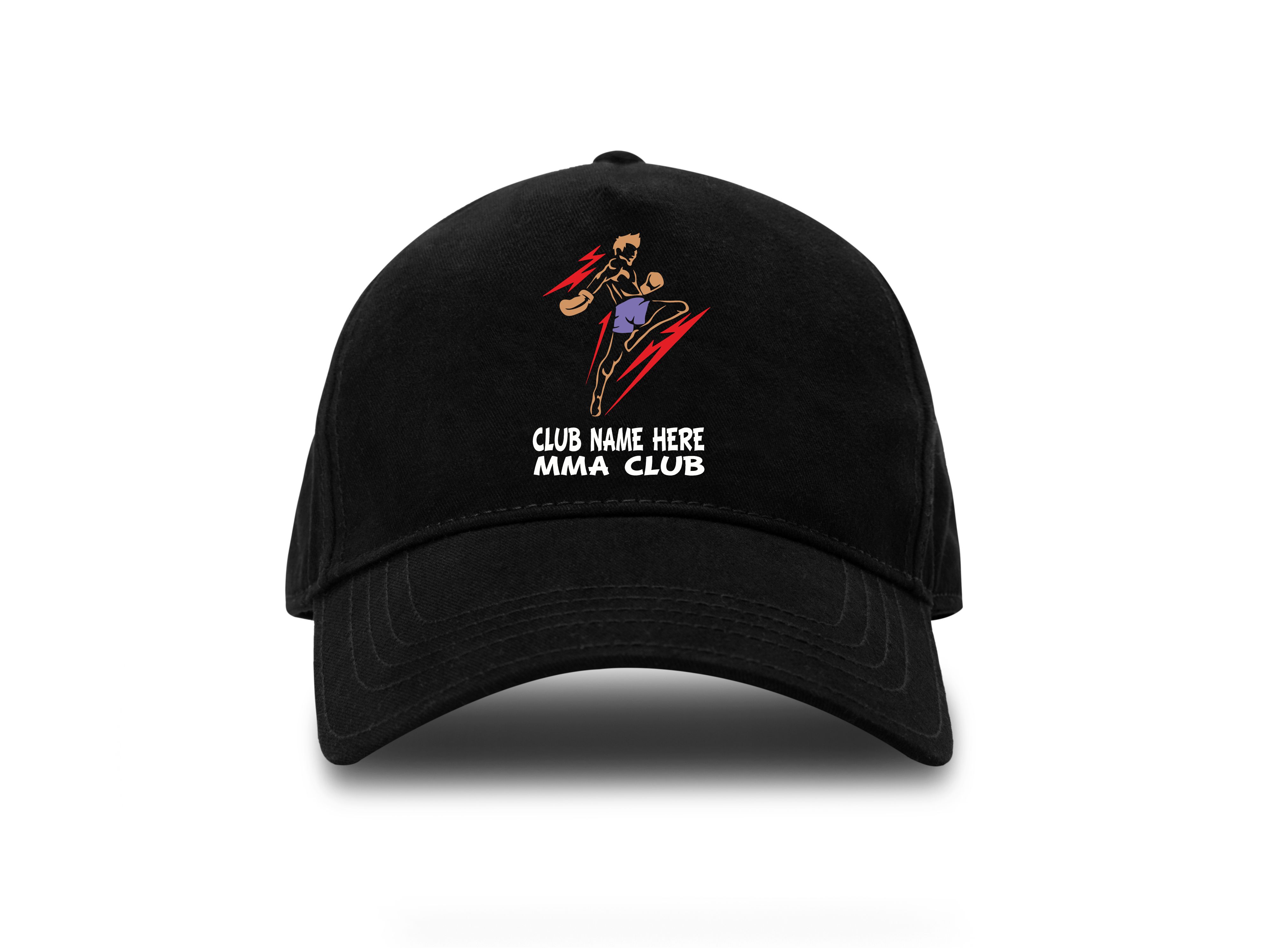 Baseballmütze MMA Kampfsport personalisieren mit Vereinsnamen Geschenk Unisex Mütze - Bild 6 von 9